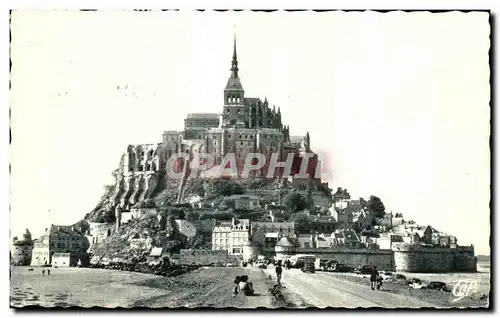 Ansichtskarte AK Le mont st michel L arrivee