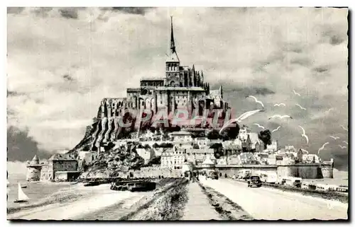 Cartes postales Le mont saint michel L arrivee