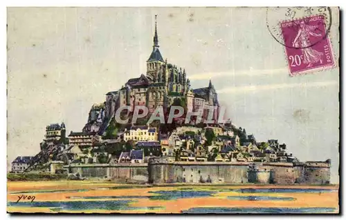 Ansichtskarte AK Mont saint michel Vue generale cote est Generale view from the east