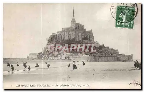 Cartes postales Le mont saint michel Vue generale