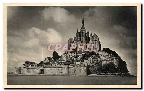 Ansichtskarte AK Abbaye du mont st michel Vue generale face est