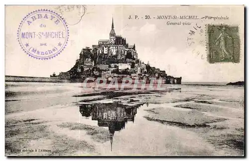 Cartes postales Mont st michel general