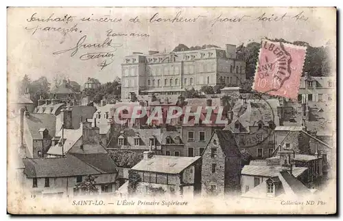 Cartes postales Saint Lo l Ecole Primaire Superieure