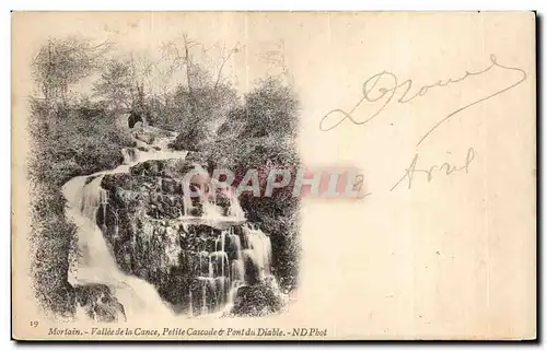 Cartes postales Mortain Vallee de la Cance Pelite Cascade   Pont du Diable