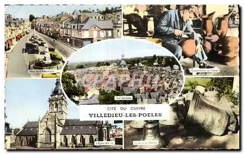 Cartes postales Villedieu Les Poeles cite du cuivre