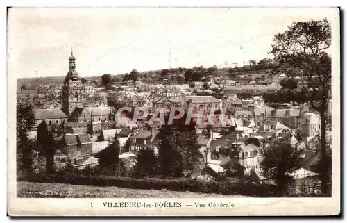 Cartes postales Villedieu Les Poeles Vue Generale