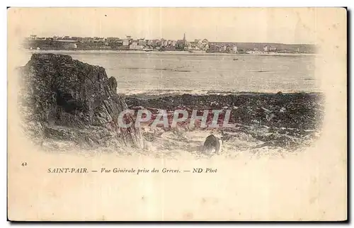 Cartes postales Saint pair Vue generale prise des greves