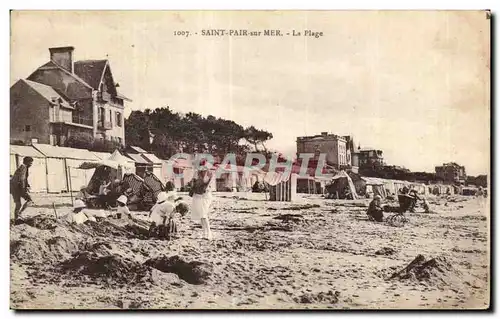 Cartes postales Saint pair sur mer la plage