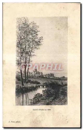 Cartes postales Saint Pair en 1860