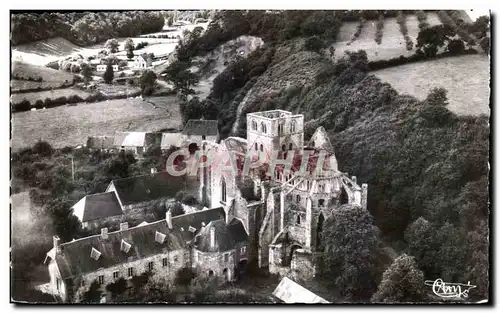 Cartes postales moderne Hambye Manche Vue generale de l Abbaye et vue sur la vallee de la sienne