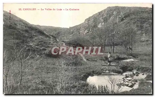 Cartes postales Carolles la vallee du lude la croisette