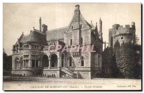 Cartes postales Chateau de martinvast Manche facade orientale