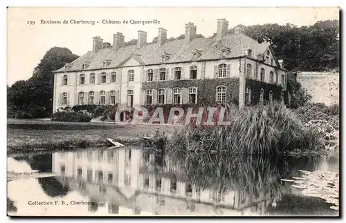 Cartes postales Environs de cherbourg chateau de querqueville