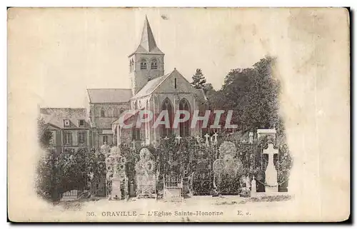 Cartes postales graville L eglise sainte honorine