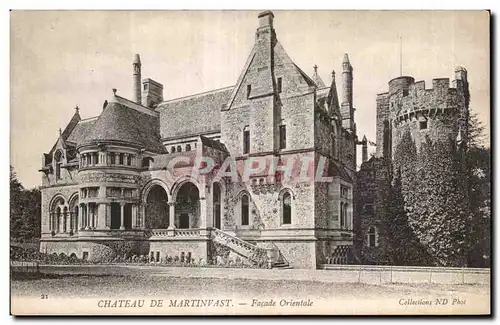 Cartes postales Chateau de martinvast facade orientale