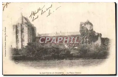 Cartes postales St Sauveur le Vicomte le Vieux Chateau