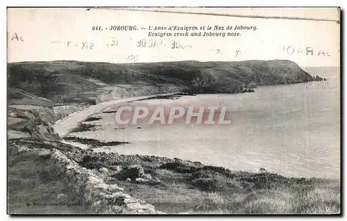 Ansichtskarte AK Jobourg l Anse d Ecalgrin et le nez de Jobourg