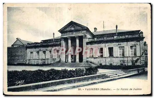 Cartes postales Valognes Manche le Palais de Justice