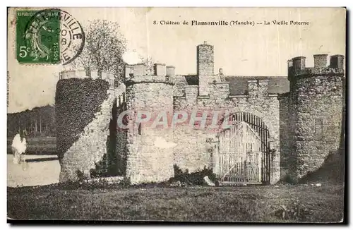 Ansichtskarte AK Chateau de Flamanville (Manche) La Vielle Poterne