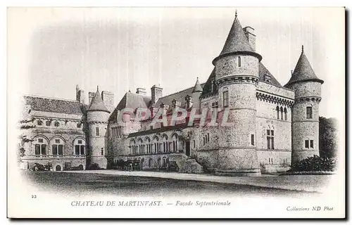 Cartes postales Chateau de Martinvast Facade Septentrionale