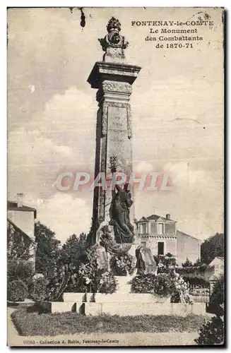 Cartes postales Fontenay le Comte Le Monument des Combattants