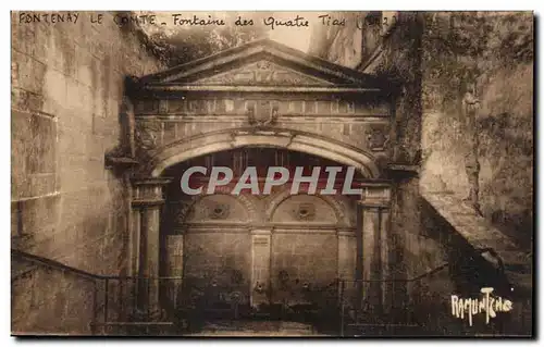 Cartes postales Fontenay Le Comte Fontaine des