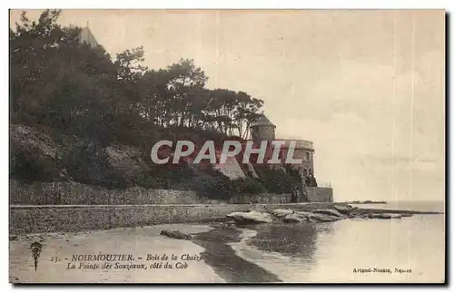 Cartes postales Noirmoutier Bois de la chaize la pointe des douzeaux cote du cob