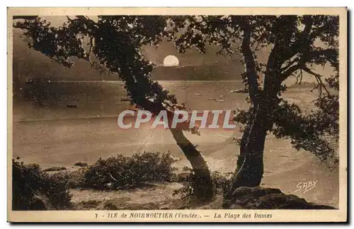 Ansichtskarte AK Noirmoutier La plage des dames