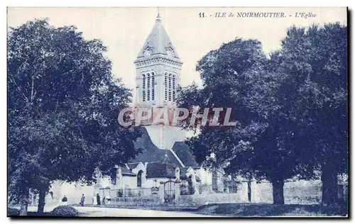 Cartes postales Noirmoutier L eglise