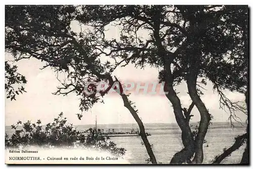 Ansichtskarte AK Noirmoutier Cuirasse en rade du Bois de la chaize Bateau