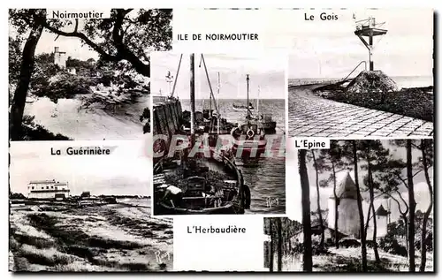 Cartes postales moderne Noirmoutier La Gueriniere L Herbaudiere L epine Le Gois