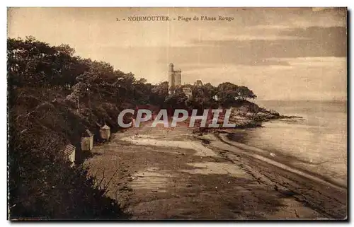 Cartes postales Noirmoutier plage de l Anse rouge