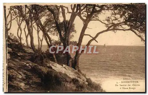 Cartes postales S Noirmoutier Du Sentier des Chevres a l Anso Rouge