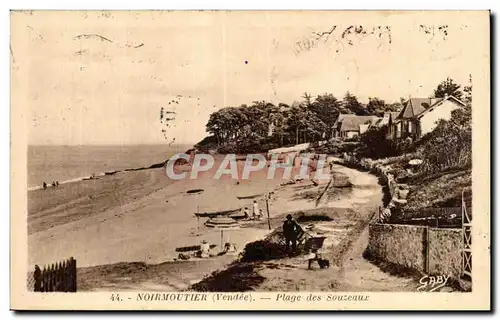 Cartes postales Noirmoutier Plage des Souzeaux