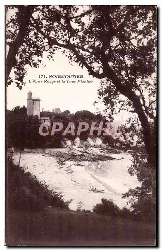 Cartes postales L Ile De Noirmoutier L Anse Rouge et la Tour Plantier
