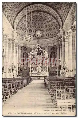 Cartes postales La Roche sur Yon (Vendee) Interieur de I Eglise