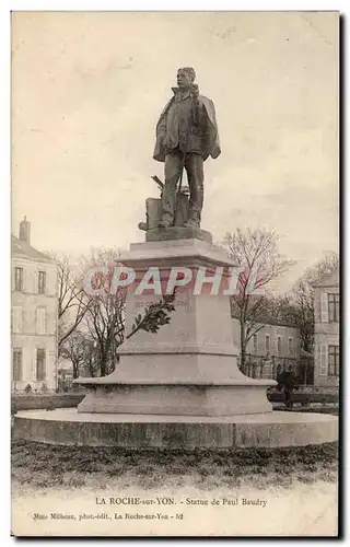 Cartes postales La Roche sur Yon Statue de Paul Baudry