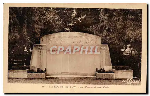 Cartes postales La Roche sur Yon Le Monument aux Morts