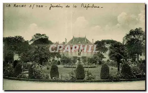 Cartes postales La Roche Sur Yon jardin de la Prefecture