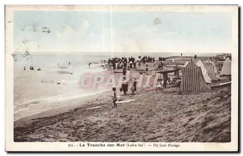 Cartes postales La Tranche Sur Mer Un jour d Orage