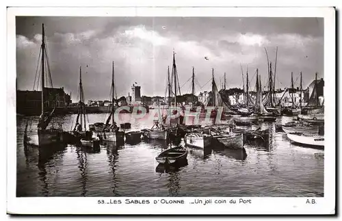 Cartes postales Les Sables D olonne Un joli coin du port Bateau