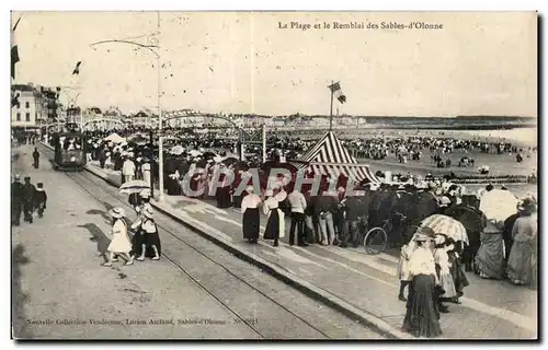 Cartes postales Les Sables D olonne La et le remblai ds sables d Olonne