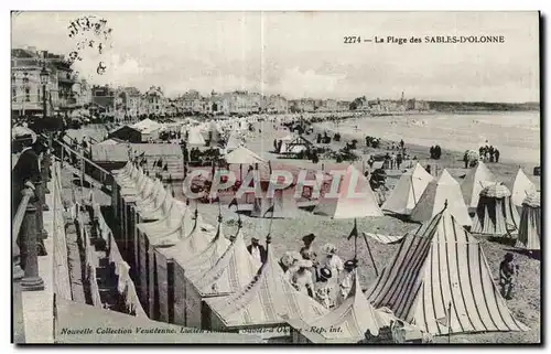 Cartes postales Les Sables d Olonne La plage des sables d Olonne