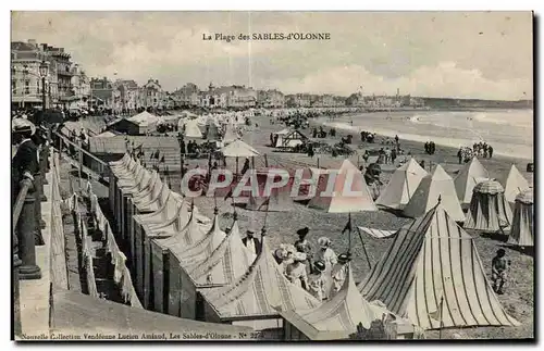 Cartes postales Les Sables d Olonne La plage des sables d Olonne