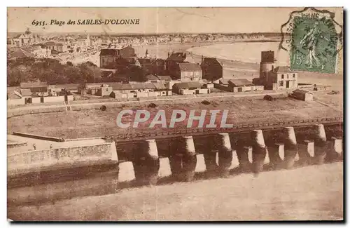 Cartes postales Les Sables d Olonne Plage des sables d Olonne