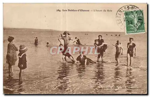 Cartes postales Les Sables d Olonne Les sables d Olonne l Heure du bain