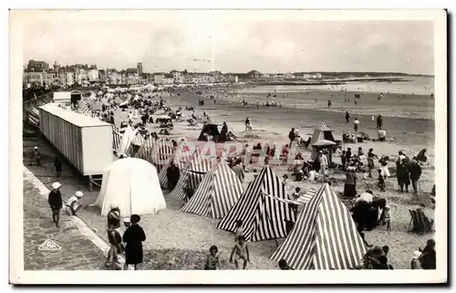 Cartes postales Les sables d Olonne vue de la plage