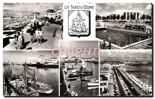 Cartes postales Le port le nemblai la piscine et le casino le port la plage