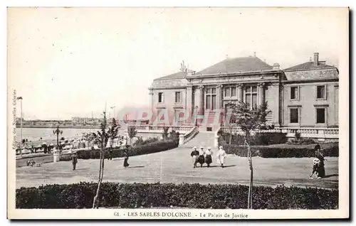 Cartes postales Les sables d Olonne le palais de justice