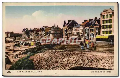 Cartes postales Les sables d Olonne Un coin de la plage